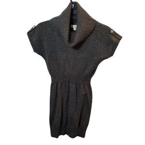 If It Were Me Sweater Gray glitter glam Knit. BXW4